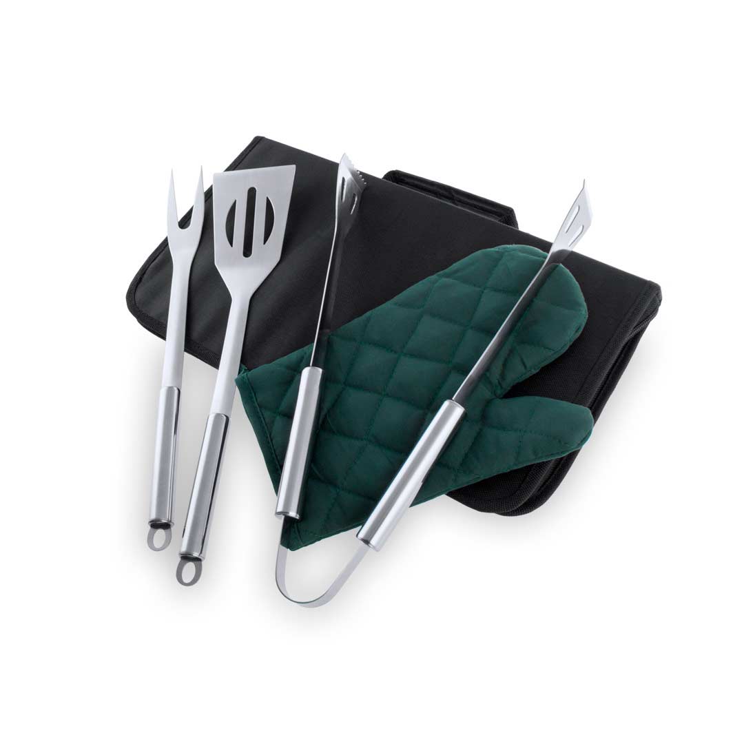 Set Barbacoa Rustik publicitario