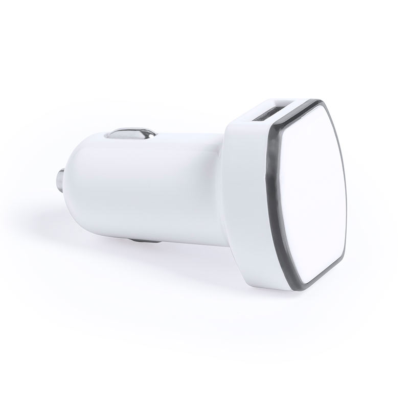 GPS Cargador Coche USB Breter blanco