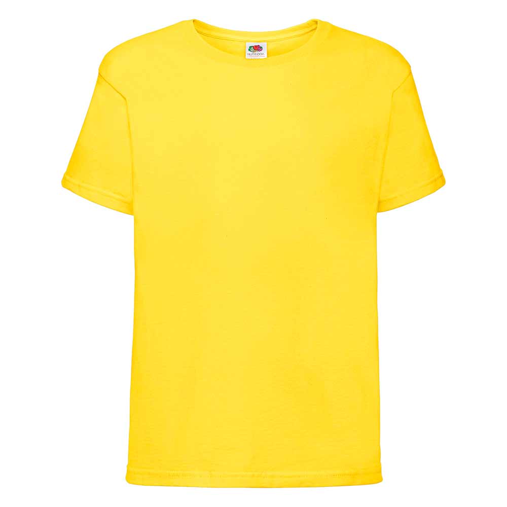 Camiseta Sofspun niños amarillo fluor