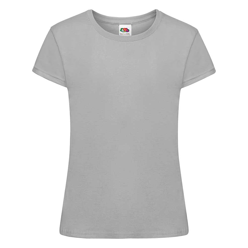 Camiseta Sofspun de chica gris zinc