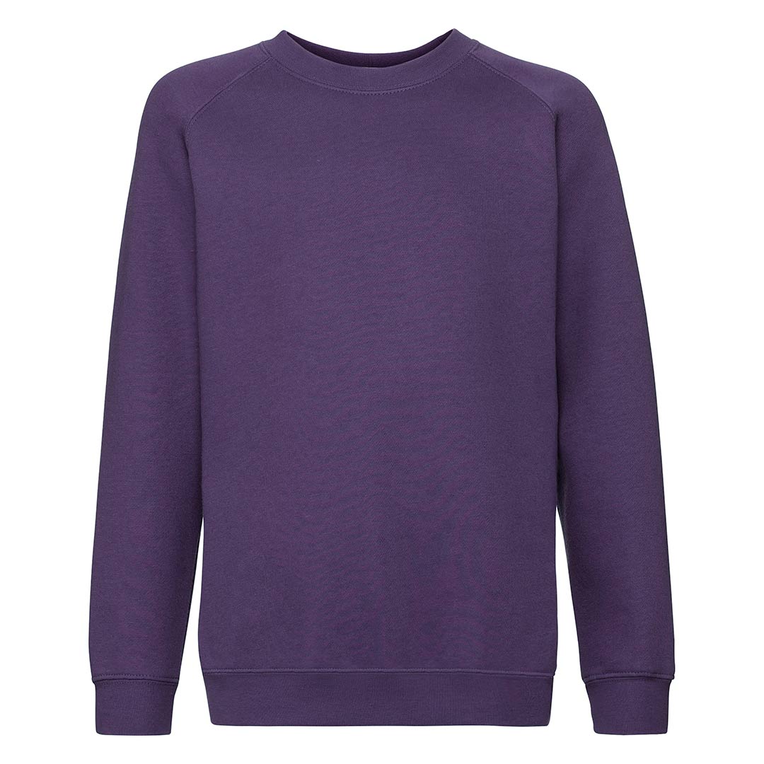 Sudadera Raglan premium niños purpura