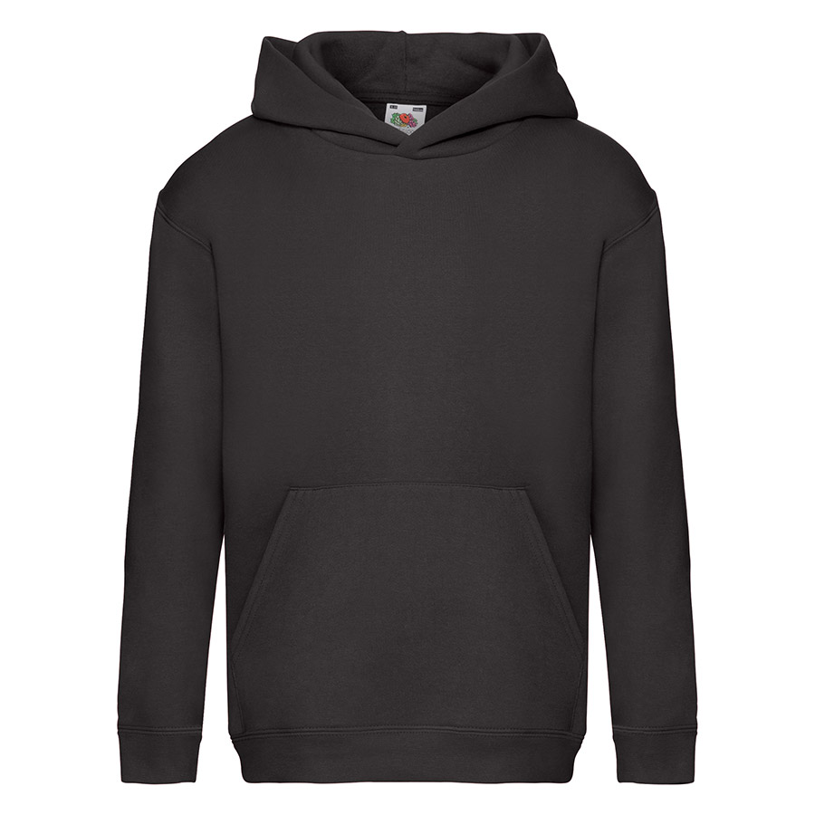 Sudadera Capucha premium niños negro