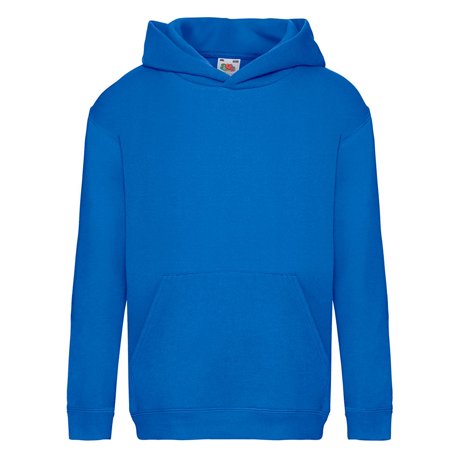 Sudadera Capucha premium niños azul royal