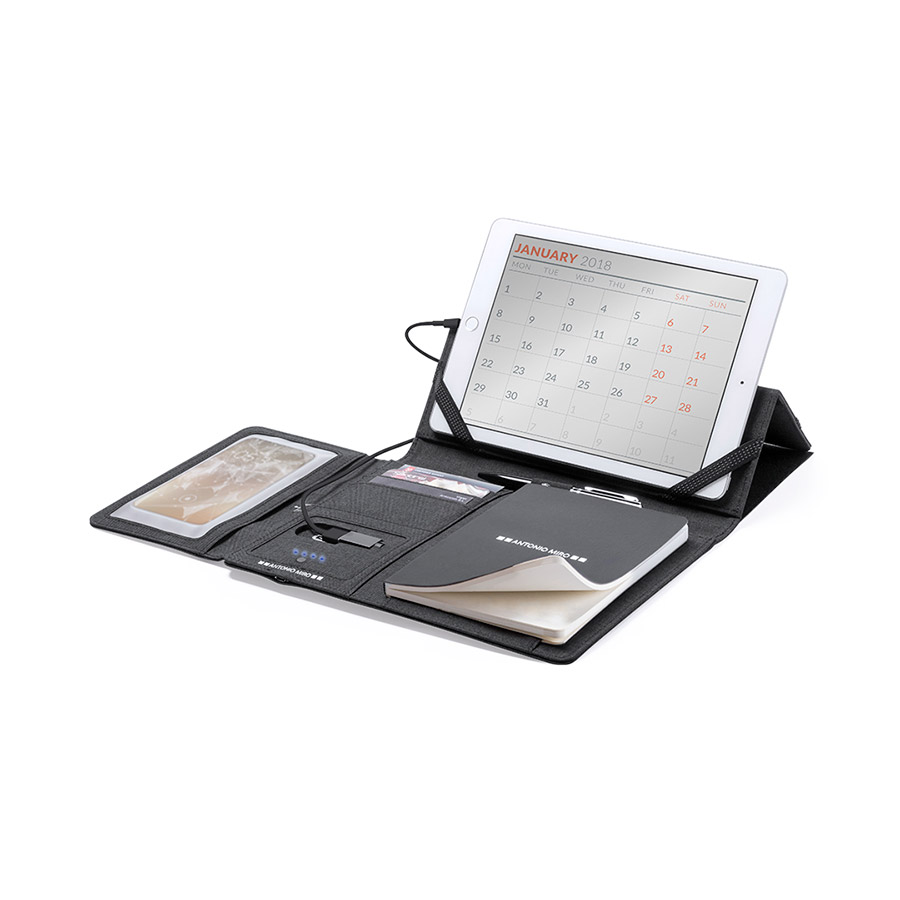 Carpeta Power Bank Helmux promocional
