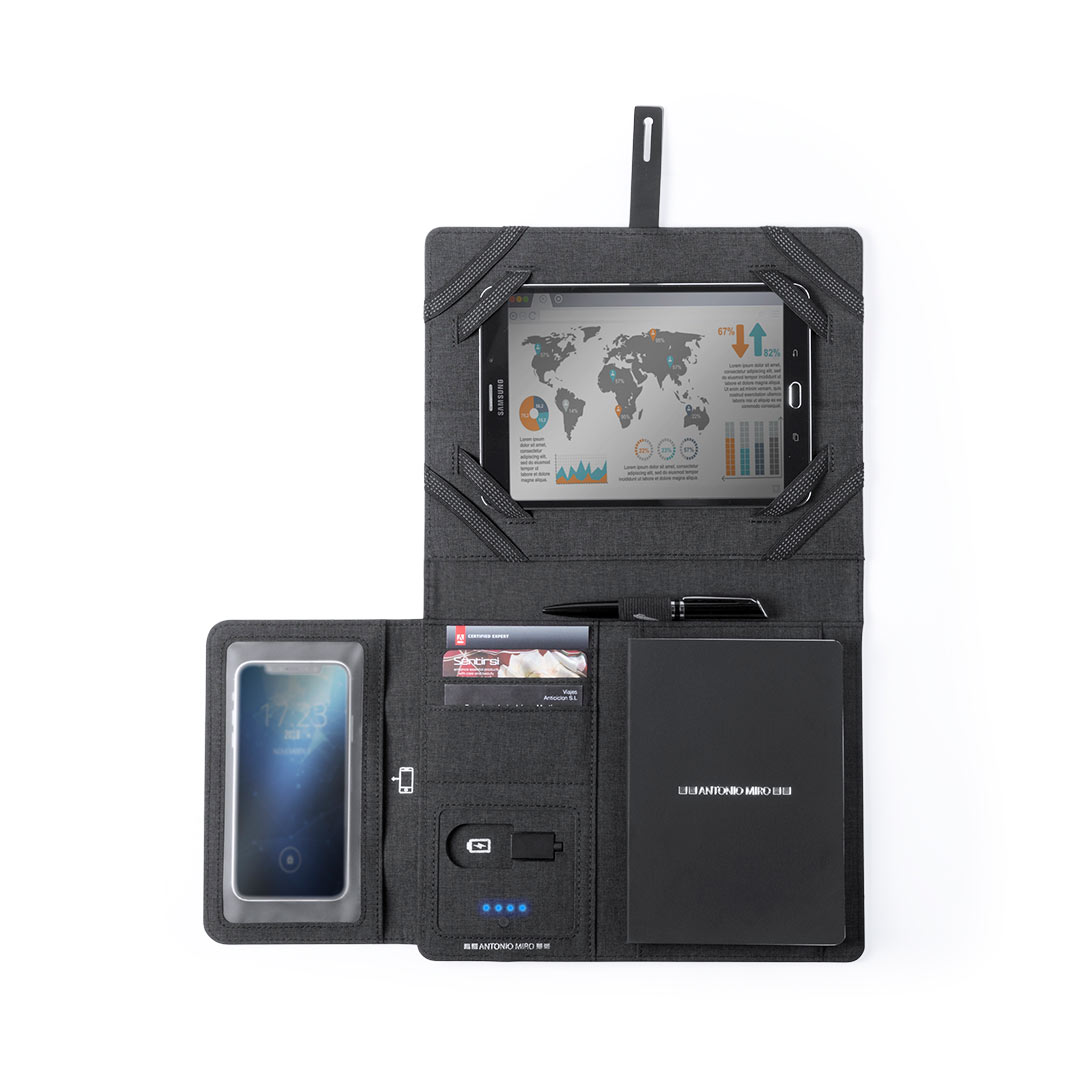 Carpeta Power Bank Helmux publicitaria