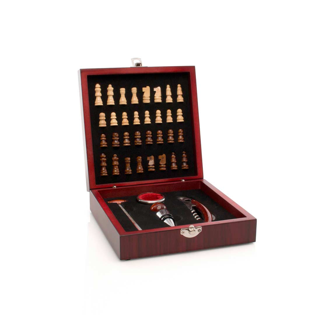 Set Vinos Chess publicitario