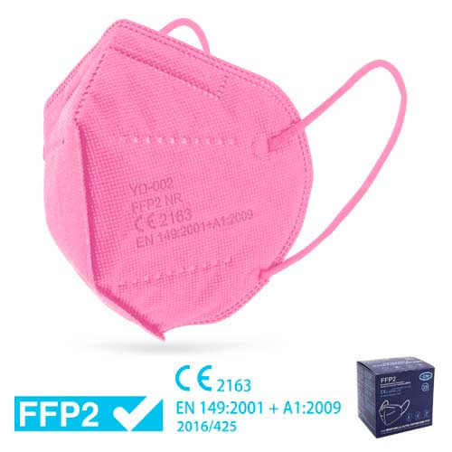 Mascareta FFP2 amb Certificat CE ROSA