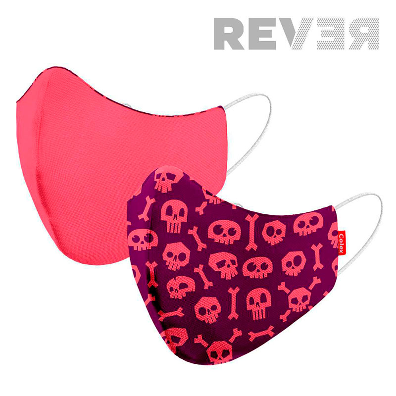 Mascareta REVER SKULL rosa 