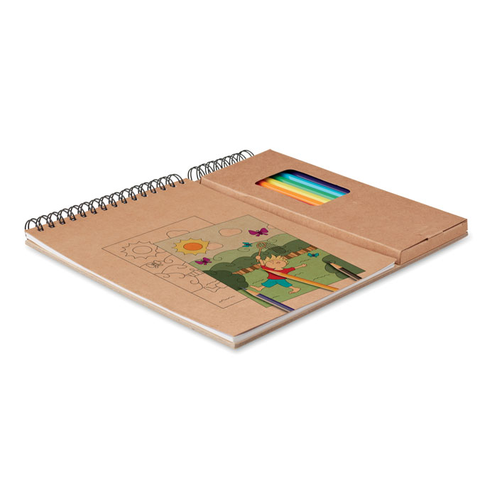 Set de lápices y cuaderno Colopad